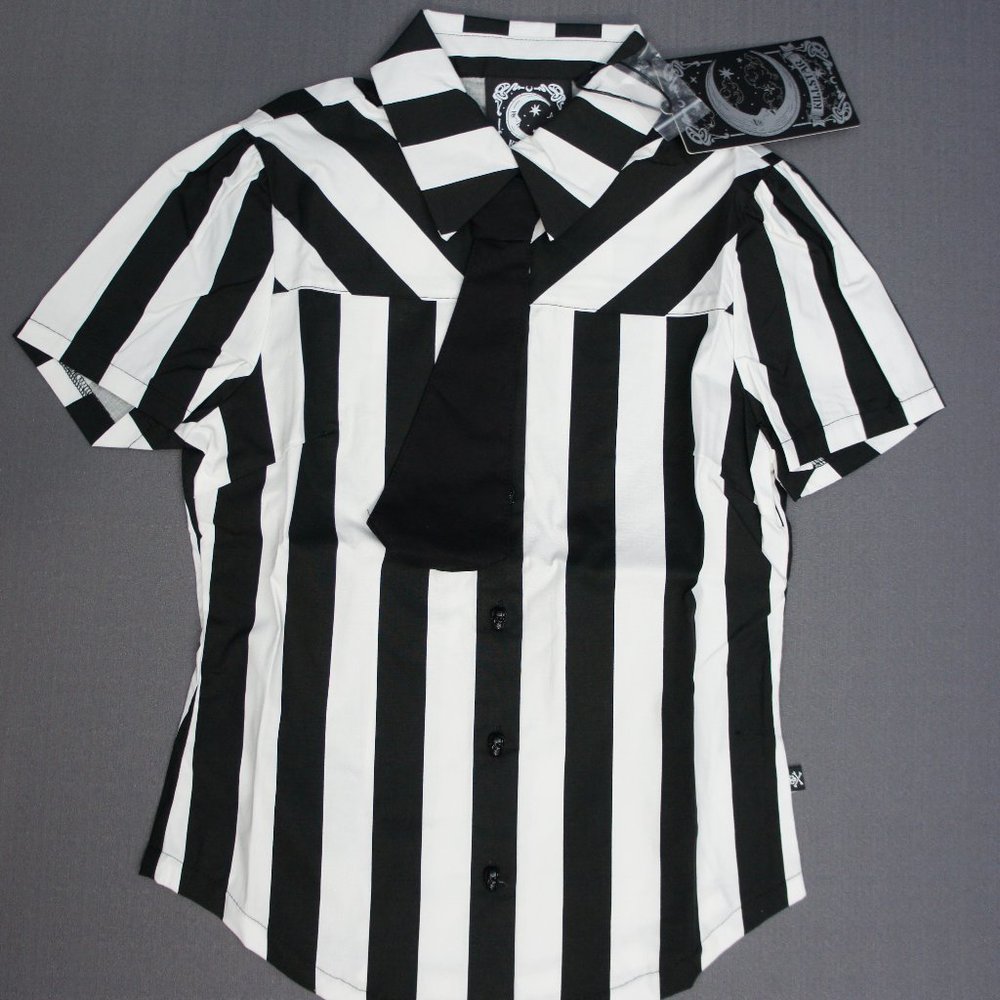 Bloodstripe Shirt, New, Size S, killstar
